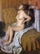 Edgar Degas Wash and dress oil on canvas